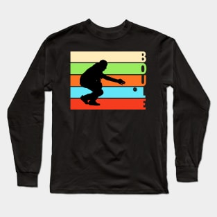 Vintage Bocce Player Long Sleeve T-Shirt